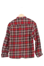 Vorschaubild 2 von Bluse Kariert Rot Langarm Casual Kinder Gr. 122