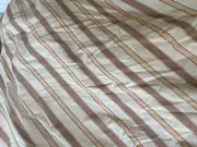 Vorschaubild 4 von Herren Freizeithemd gestreift Beige Gr. 40 Kurzarm