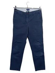 Vorschaubild 1 von Damen Chino Stoffhose Blau Gr. 38 M Baumwolle Casual