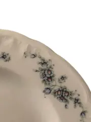 Vorschaubild 2 von Unterteller Porzellan Weiß Blumenmuster Klassisch 25cm