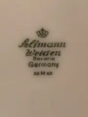 Vorschaubild 3 von Unterteller Porzellan Weiß Blumenmuster Klassisch 25cm