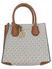 Vorschaubild 1 von Mercer Henkeltasche Damen Beige Braun MK Signature Logo Print