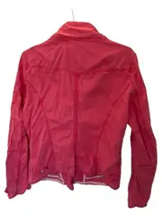 Vorschaubild 2 von Damen Leichte Jacke Gr. 40 Pink Casual Baumwolle Übergangsjacke