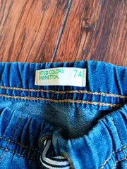 Vorschaubild 3 von Baby Jeans Jogginghose Gr. 74 Blau Bär