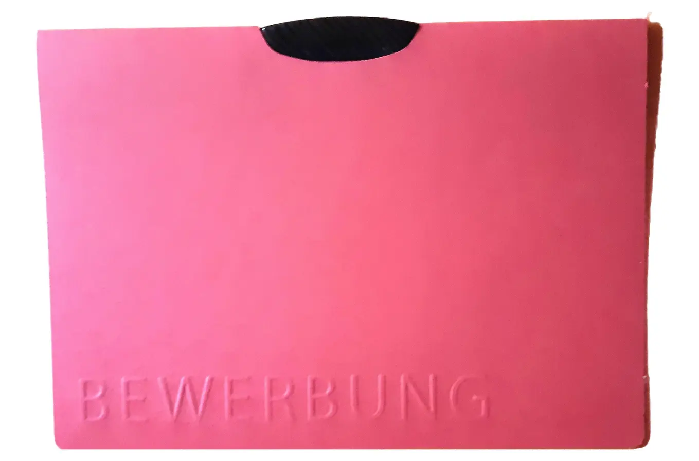 DURABLE Schreibmappe Bewerbungsmappe Dokumentenmappe Aktenmappe Pink