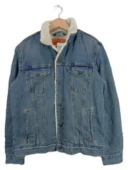 Vorschaubild 1 von LEVI STRAUSS & CO. Jeansjacke Herren Blau Casual Sherpa gefüttert Gr. 48 M