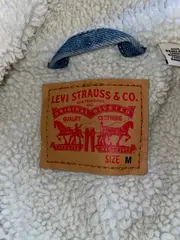 Vorschaubild 5 von LEVI STRAUSS & CO. Jeansjacke Herren Blau Casual Sherpa gefüttert Gr. 48 M