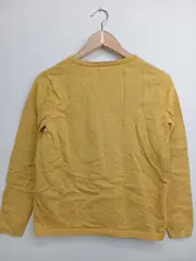 Vorschaubild 4 von Damen Pullover Gelb Gr. 36/S Klassisch Casual V-Ausschnitt