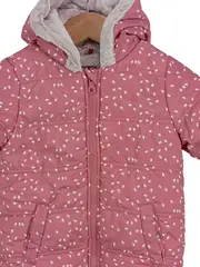 Vorschaubild 2 von Mädchen Steppjacke Gr. 86 Rosa Casual Kapuze
