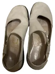 Vorschaubild 3 von Damen Slipper Gr. 38 Beige Komfortschuhe Strasssteine Leder