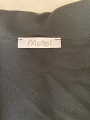 Vorschaubild 7 von Damen Blusenkleid ärmellos Midi Gr. 38 M Schwarz