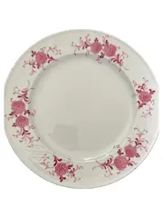 Vorschaubild 1 von Essteller Egeria Weiß Klassisch Blumenmuster 25cm Porzellan