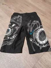 Vorschaubild 2 von Badeshorts Jungen Gr. 116 Schwarz Tribal Muster Badehose