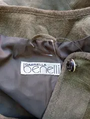 Vorschaubild 3 von Damen Lederjacke Gr. 36;S Grün Vintage Bohemian Ethno