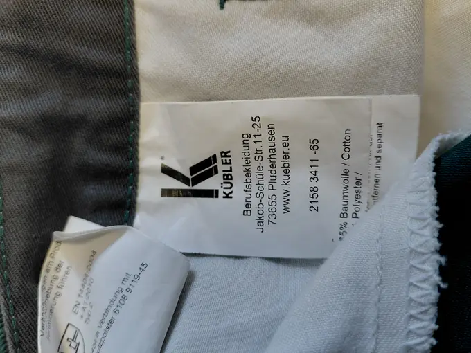 KÜBLER Arbeitshose Bild 4