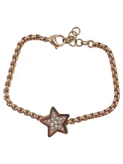 Vorschaubild 1 von Damen Armband Gold Stern Zirkonia 19cm