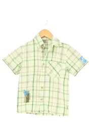 Vorschaubild 1 von Freizeithemd Kinder Gr. 128 Kariert Kurzarm Mehrfarbig Casual