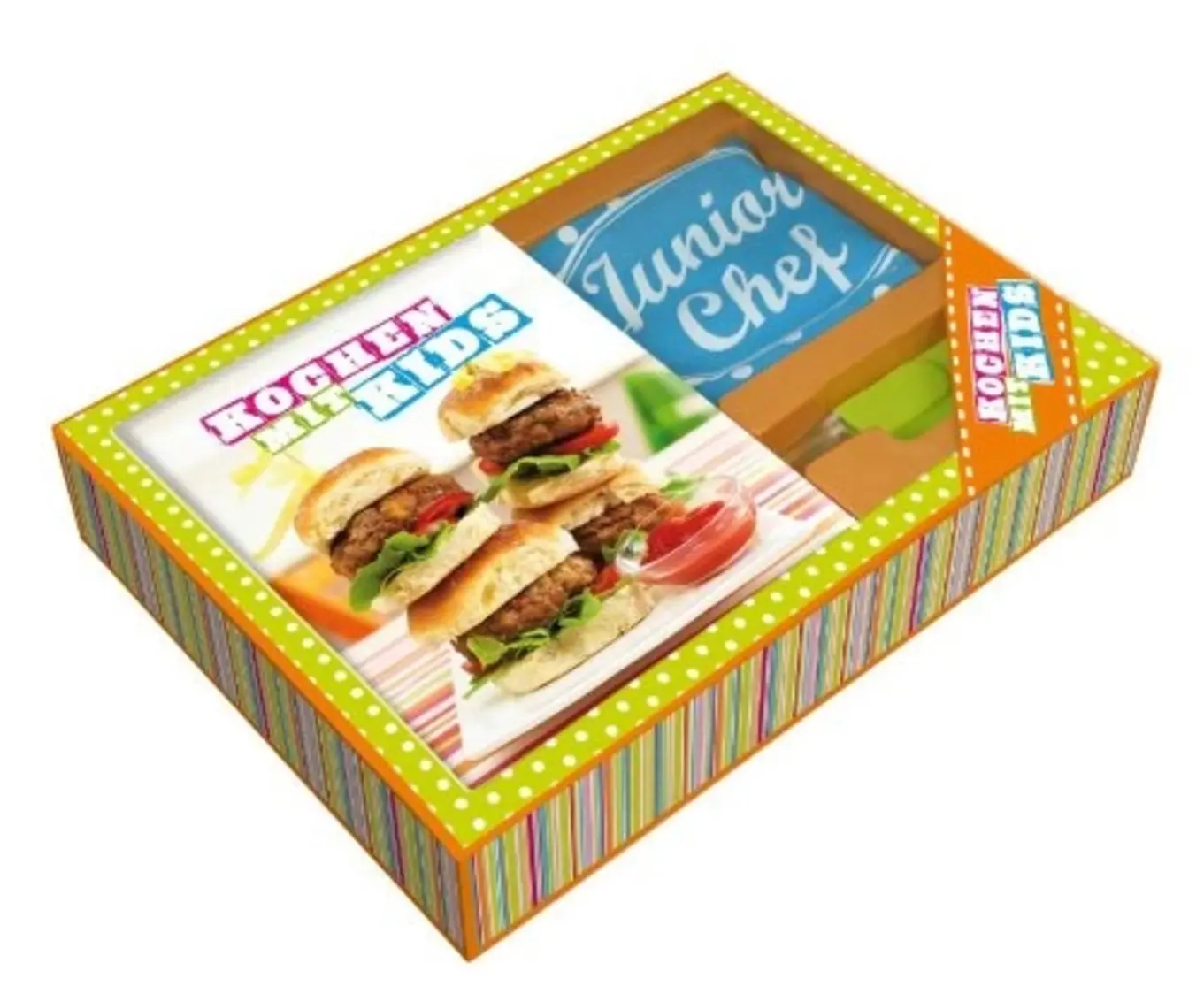 Naumann & Goebel Kochbuch für Kinder ab 6 Jahren mit Schürze & Teigschaber