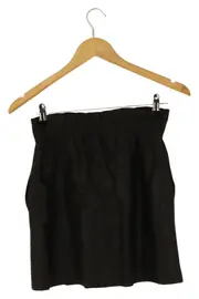 Vorschaubild 2 von Minirock Damen 38 M Schwarz Lederoptik Klassisch Elegant