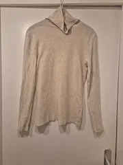 Vorschaubild 3 von Rollkragenpullover Damen Gr. 40 Beige Langarm Basic