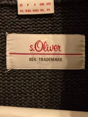 Vorschaubild 9 von Herren Strickpullover Zopfmuster Grau XL Casual Langarm