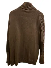 Vorschaubild 2 von Herren Strickpullover Zopfmuster Grau XL Casual Langarm