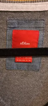 Vorschaubild 4 von Herren Pullover Basic V-Ausschnitt Uni Blau Baumwolle Gr. XL