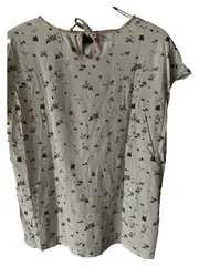 Vorschaubild 2 von EDC Damen Bluse Shirt Blumenmuster Gr. 38/M Mehrfarbig Casual