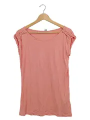 Vorschaubild 1 von Damen T-Shirt Gr. 36/38 Rosa Casual Applikationen