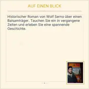 Vorschaubild 2 von Der Balsamträger Wolf Serno Historischer Roman Taschenbuch Deutsch Knaur