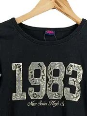 Vorschaubild 2 von Langarmshirt Mädchen 1983 Gr. 140/146 Schwarz Casual