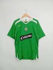 Vorschaubild 2 von Celtic FC Fußball Trikot Herren V-Kragen Kurzarm Grün M
