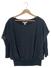 Vorschaubild 1 von Damen Pullover XS Schwarz Casual Gestreift