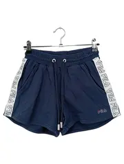 Vorschaubild 1 von Damen Shorts XS Blau Sportlich Streetwear Logo-Print