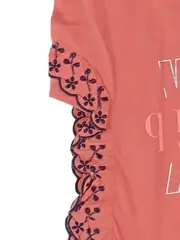 Vorschaubild 3 von Mädchen T-Shirt Gr. 152 Rosa Rüschen Stickerei Baumwolle