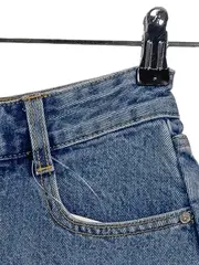 Vorschaubild 3 von Damen Jeans Shorts Gr. 34 Blau Casual High Waist Denim Kurze Hose