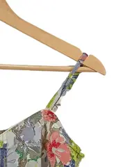 Vorschaubild 4 von Damen Top Gr. 38 M Blumenmuster Mehrfarbig Feminin Sommer