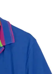 Vorschaubild 3 von Herren Poloshirt Gr. M Blau Casual Kurzarm
