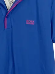 Vorschaubild 5 von Herren Poloshirt Gr. M Blau Casual Kurzarm