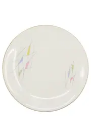 Vorschaubild 1 von Servierteller Weiß 19cm Vintage Klassisch Abstrakt Keramik