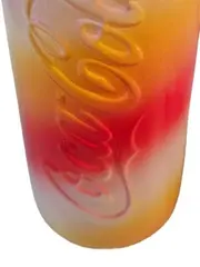Vorschaubild 4 von Glas 300ml Mehrfarbig Farbverlauf Rot Gelb Fan Becher Trinkglas