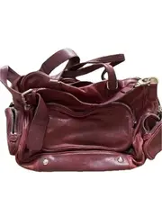 Vorschaubild 7 von Liebeskind Berlin Ledertasche Henkeltasche Bordeaux Rot Damen 35x23cm