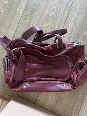Vorschaubild 6 von Liebeskind Berlin Ledertasche Henkeltasche Bordeaux Rot Damen 35x23cm