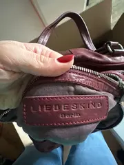 Vorschaubild 5 von Liebeskind Berlin Ledertasche Henkeltasche Bordeaux Rot Damen 35x23cm