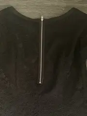 Vorschaubild 4 von Damen Spitzenkleid Gr. 32/XXS Schwarz Elegant Kurzarm Festlich