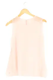 Vorschaubild 2 von Damen Top XS 32 Rosa Elegant Ärmellos Spitze Polyester