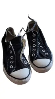 Vorschaubild 5 von All Star Sneaker Kinder Gr. 28 Schwarz Canvas Slip-On Low