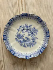 Vorschaubild 6 von Unterteller Porzellan Klassisch blaues Blumenmuster 15cm