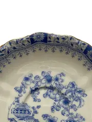 Vorschaubild 4 von Unterteller Porzellan Klassisch blaues Blumenmuster 15cm