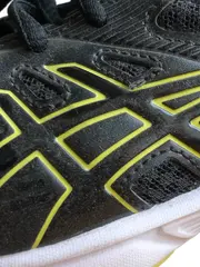 Vorschaubild 4 von Kinder Sportschuhe Schnürung Textil Logo-Print Schwarz 32.5